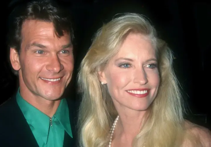 Patrick Swayze z żoną Lisą Niemi. Choć Patrick Swayze dzieci nie miał, jego miłość do rodziny była ogromna.