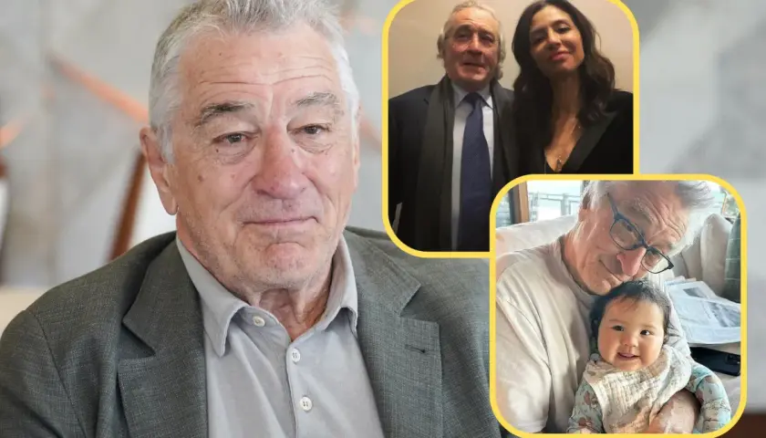 Robert De Niro z dziećmi. Aktor z wnuczką i bliską osobą.